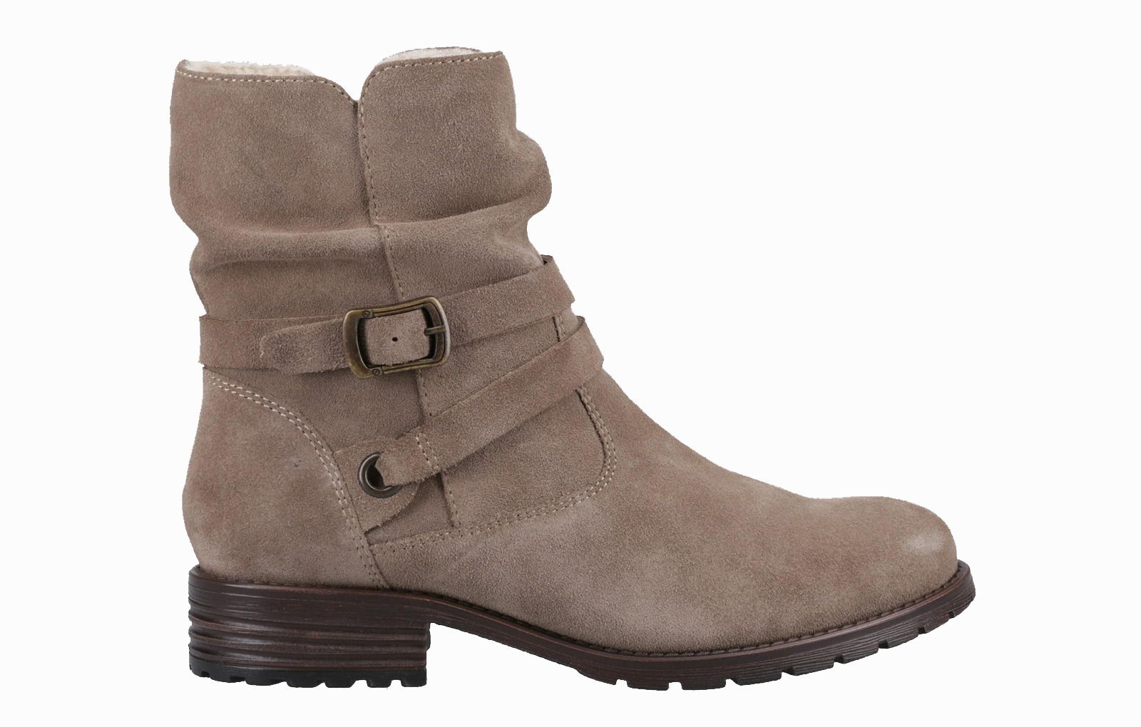 Hush Puppies Piper Womens Boots | Boots  | Taupe  | UK Size 4