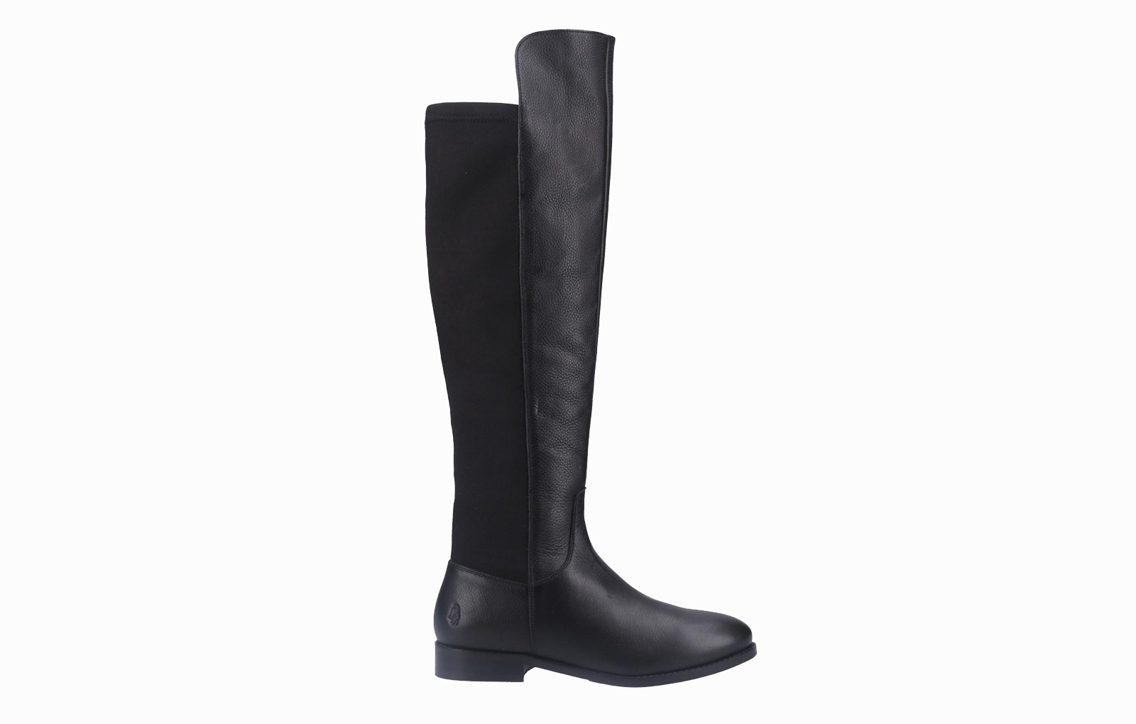 Hush Puppies Paisley Memory Foam Womens Knee-High Boots | Slip On Shoes  | Black  | UK Size 3