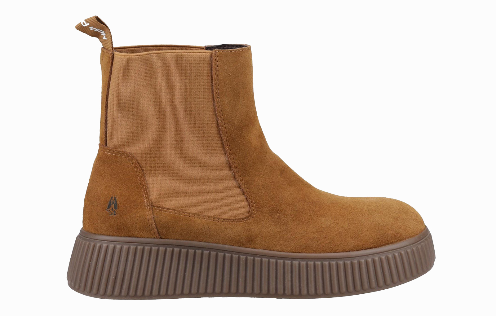 Hush Puppies Alana Memory Foam Womens Boots | Slip On Shoes  | Tan  | UK Size 3