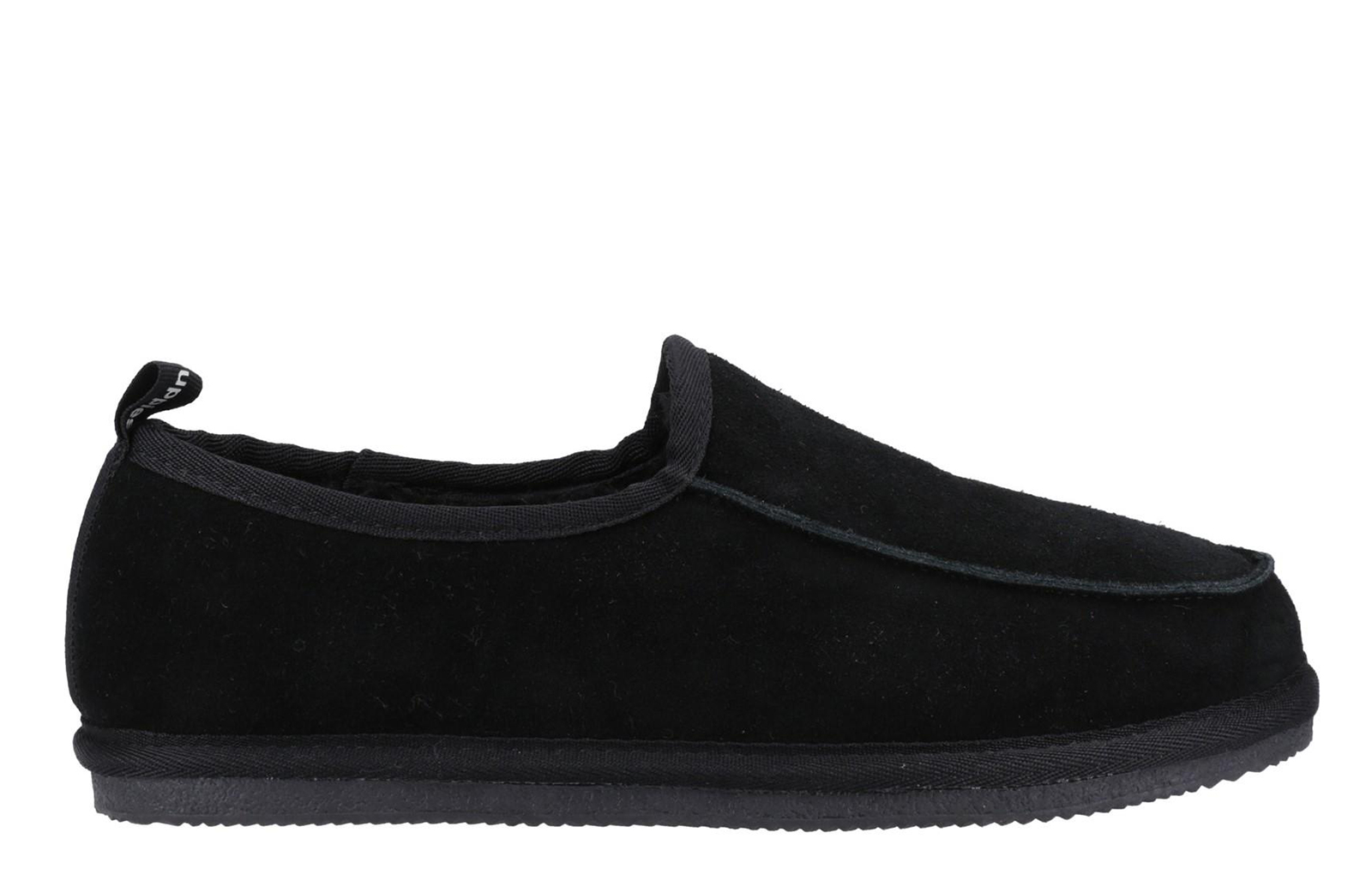 Hush Puppies Charles Memory Foam Slippers Men's | Slip On Shoes  | Black  | UK Size 12