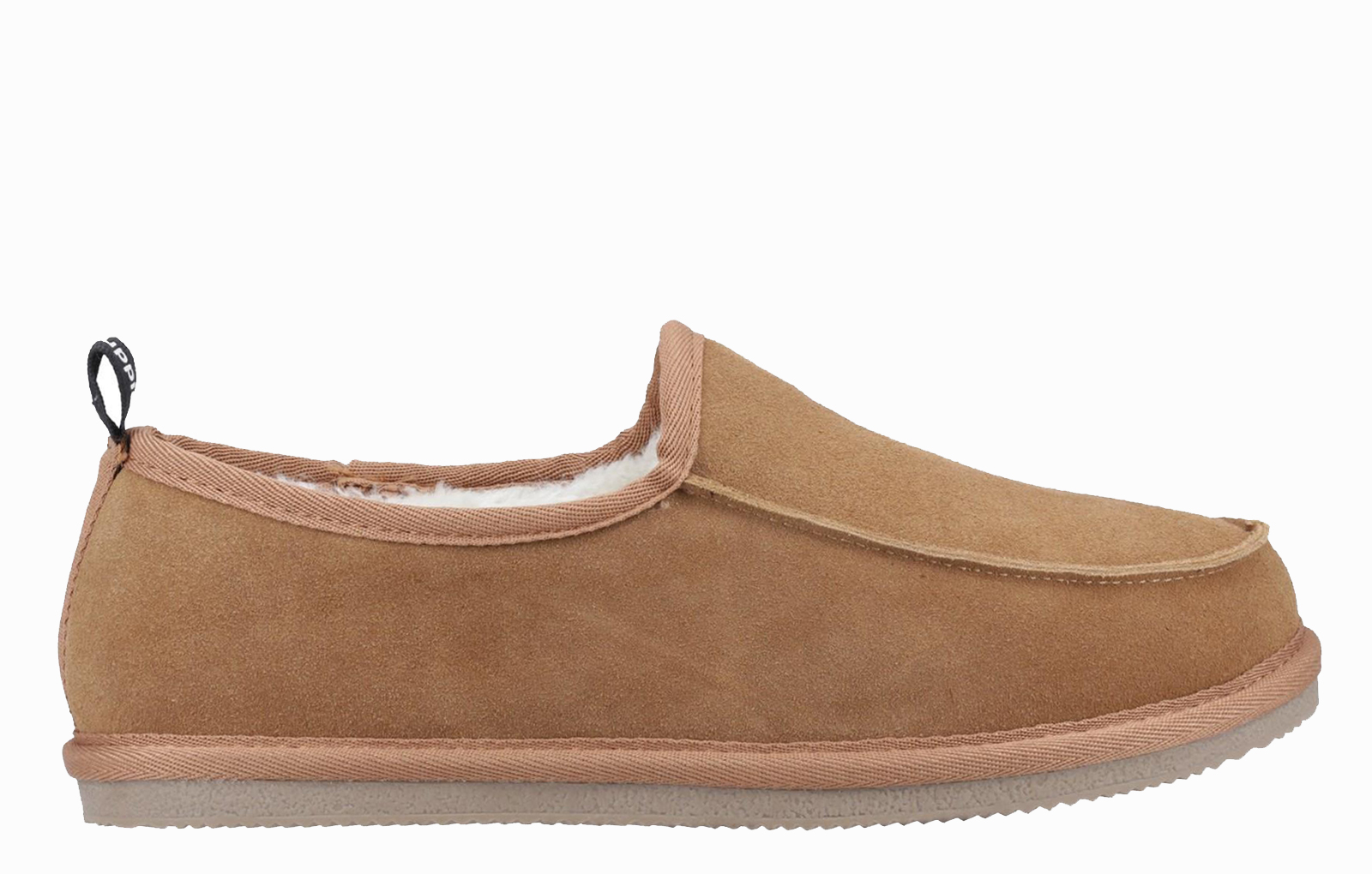 Hush Puppies Charles Memory Foam Slippers Men's | Slip On Shoes  | Tan  | UK Size 12