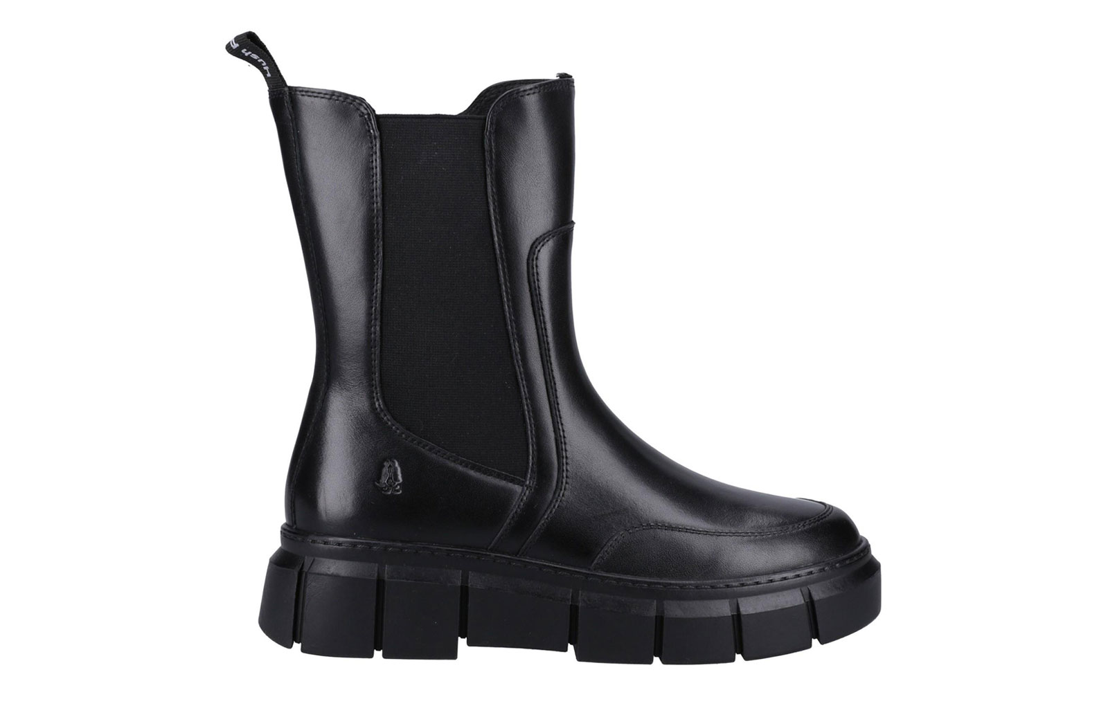 Hush Puppies Fleur Memory Foam Womens Boots | Slip On Shoes | Black | UK Size 3