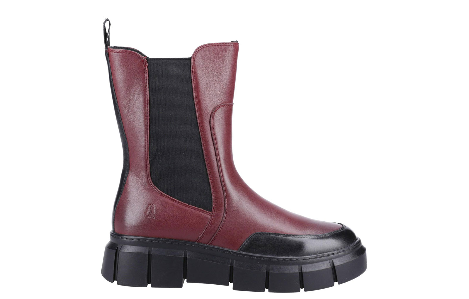 Hush Puppies Fleur Memory Foam Womens Boots | Slip On Shoes | Bordeaux | UK Size 3