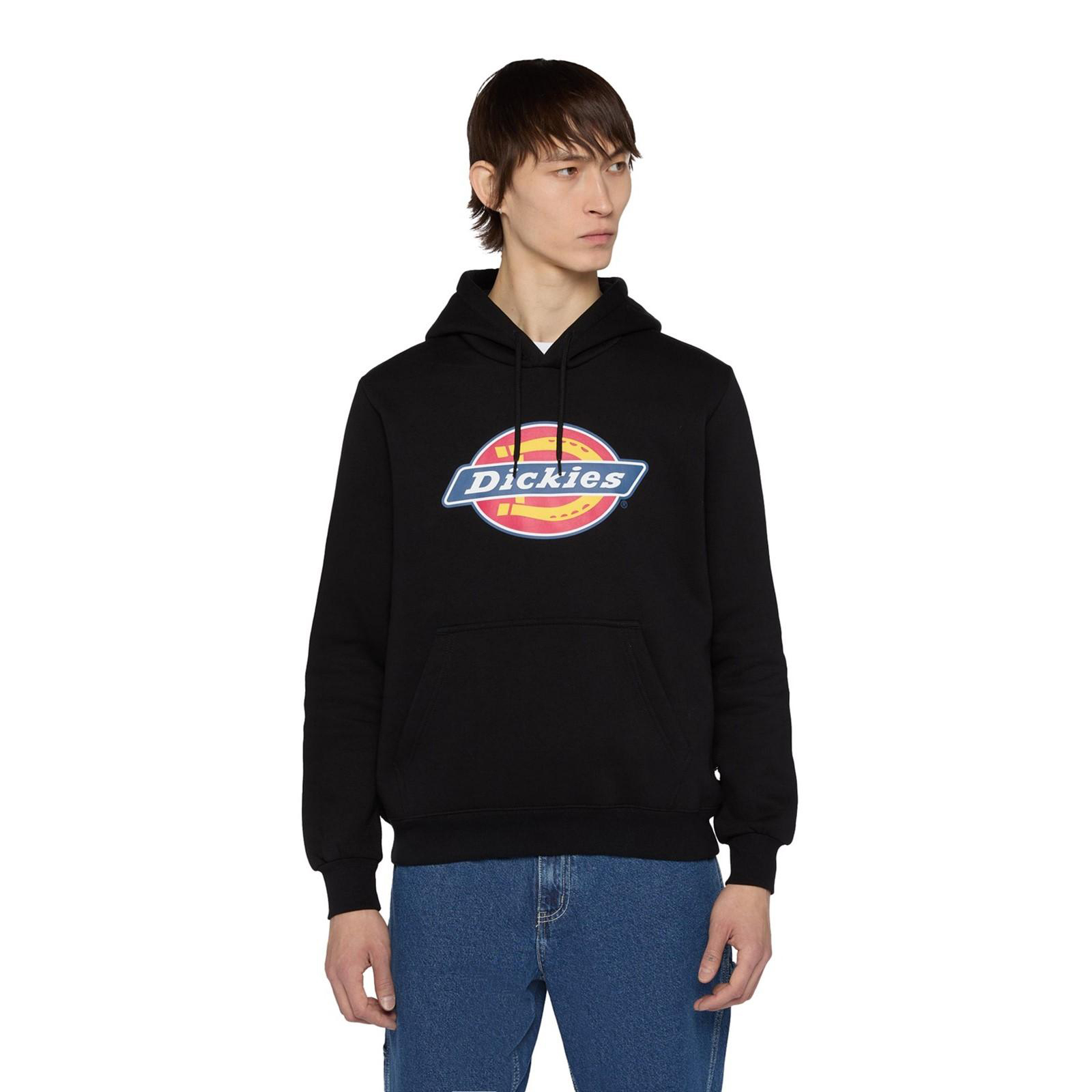 Dickies Icon Logo Hoodie Men's (Slim Fit) | Hoodies  | Black  | UK Size Med