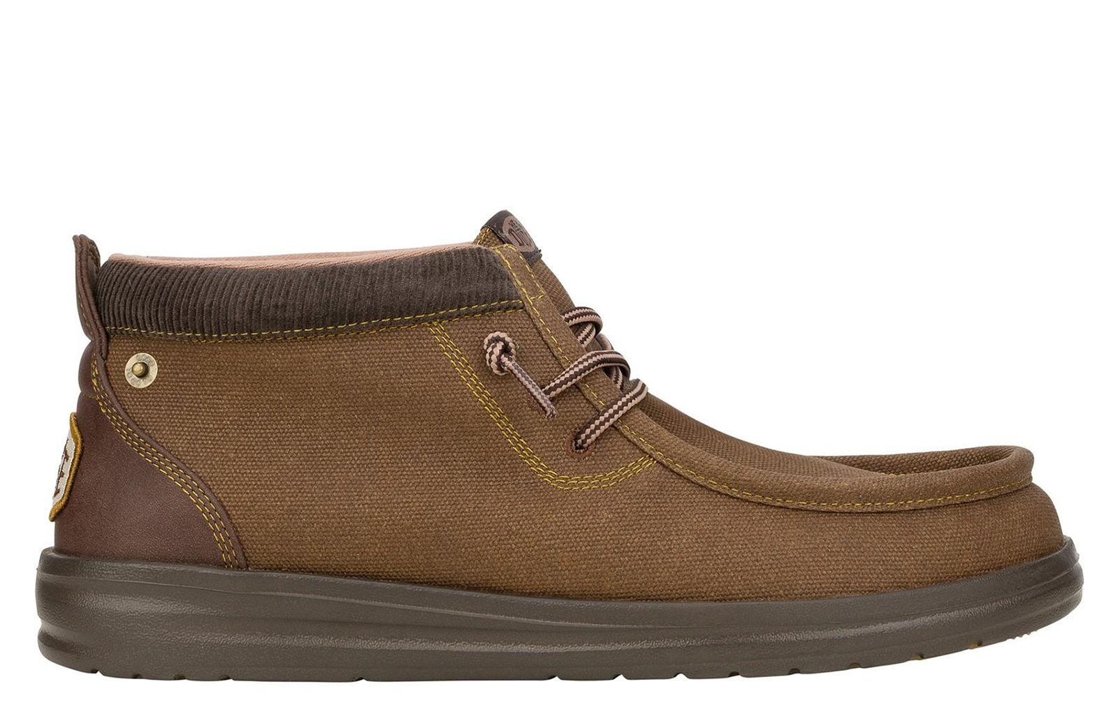 Hey Dude Wally Mid Gripr Men's Boots | Boots  | Dark Brown  | UK Size 9