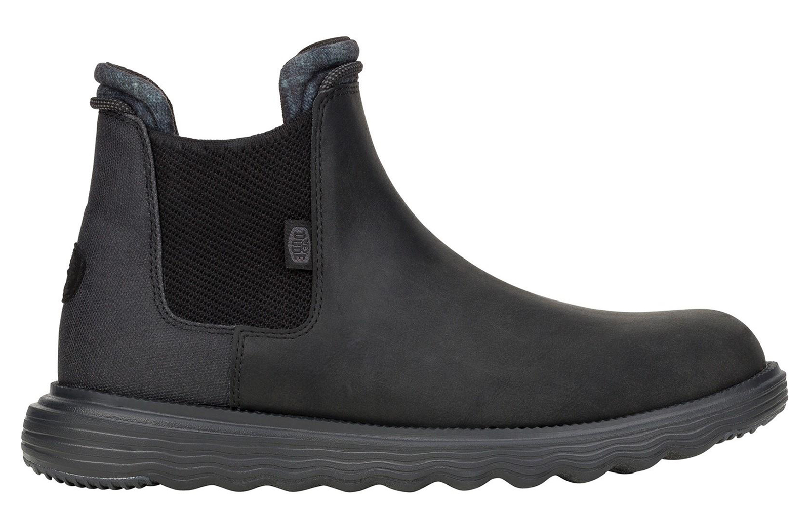 Hey Dude Branson Men's Classic Boots | Boots  | Black  | UK Size 9
