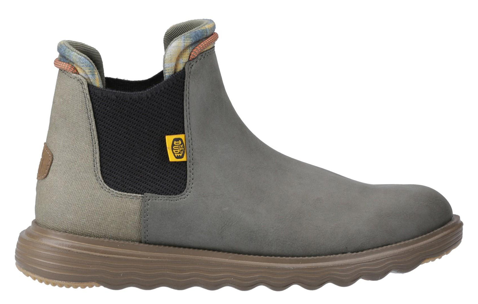 Hey Dude Branson Men's Classic Boots | Boots  | Dark Olive/Espresso  | UK Size 8