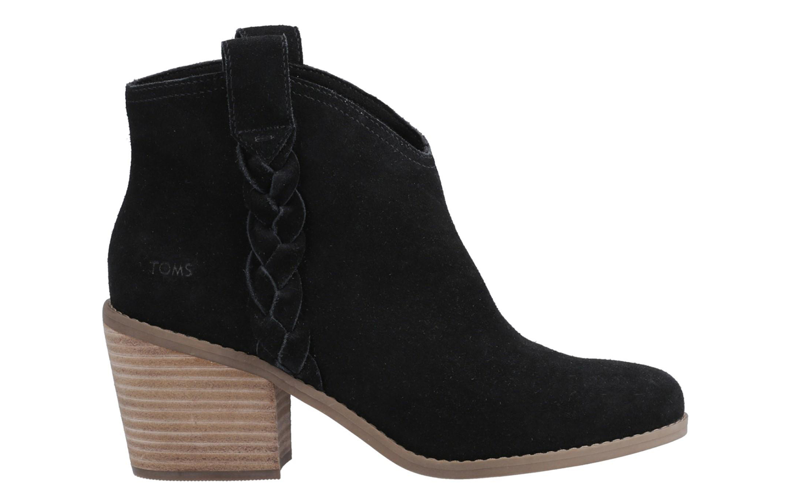 Toms Constance Womens Boots | Slip On Shoes  | Black  | UK Size 7