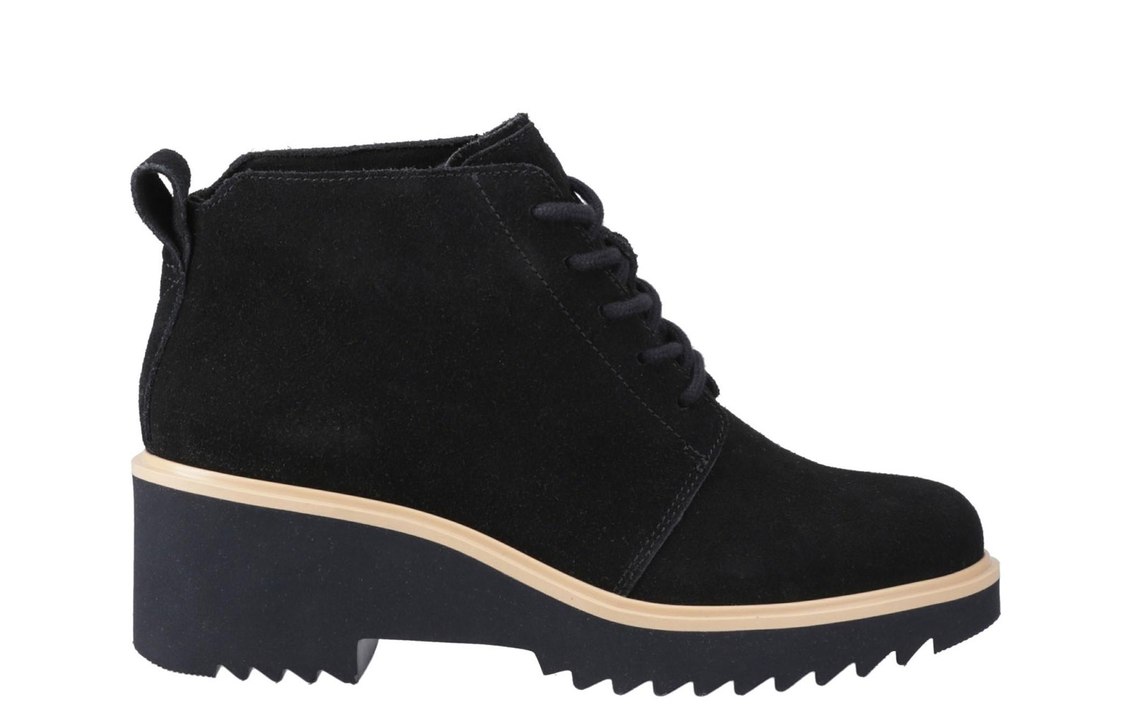 Toms Maude Womens Ankle Boots | Slip On Shoes  | Black  | UK Size 4