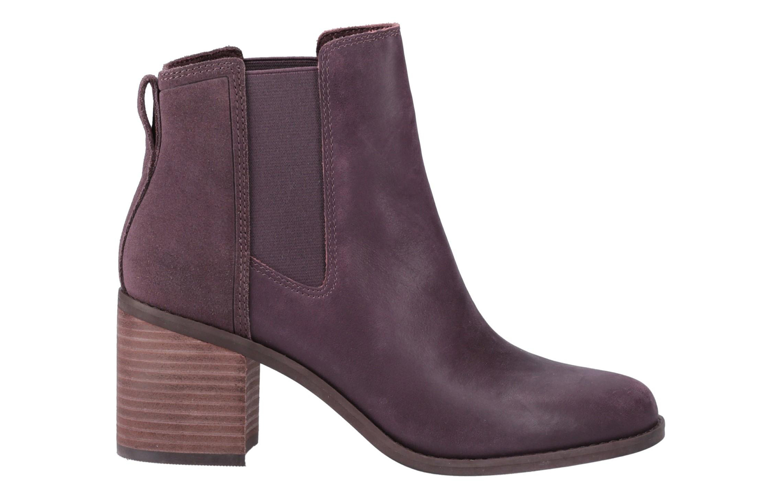 Toms Evelyn Womens Boots | Slip On Shoes  | Plum  | UK Size 8