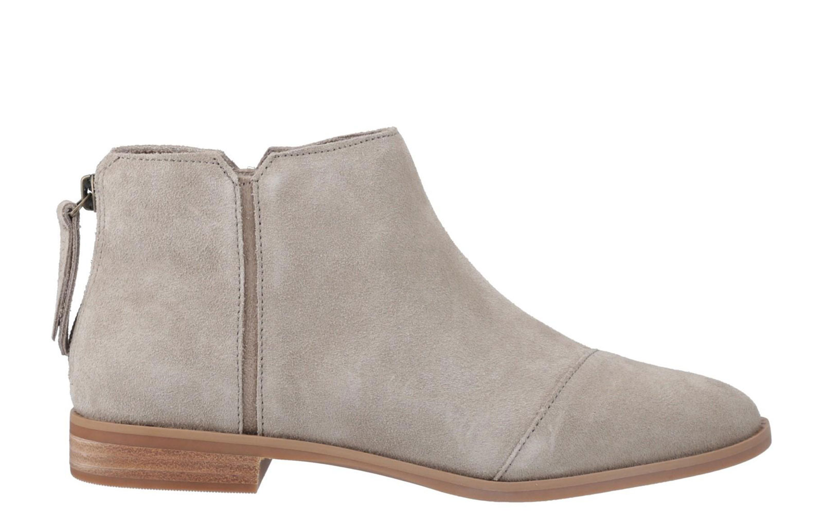 Toms Rylie Womens Ankle Boots | Slip On Shoes  | Natural  | UK Size 6