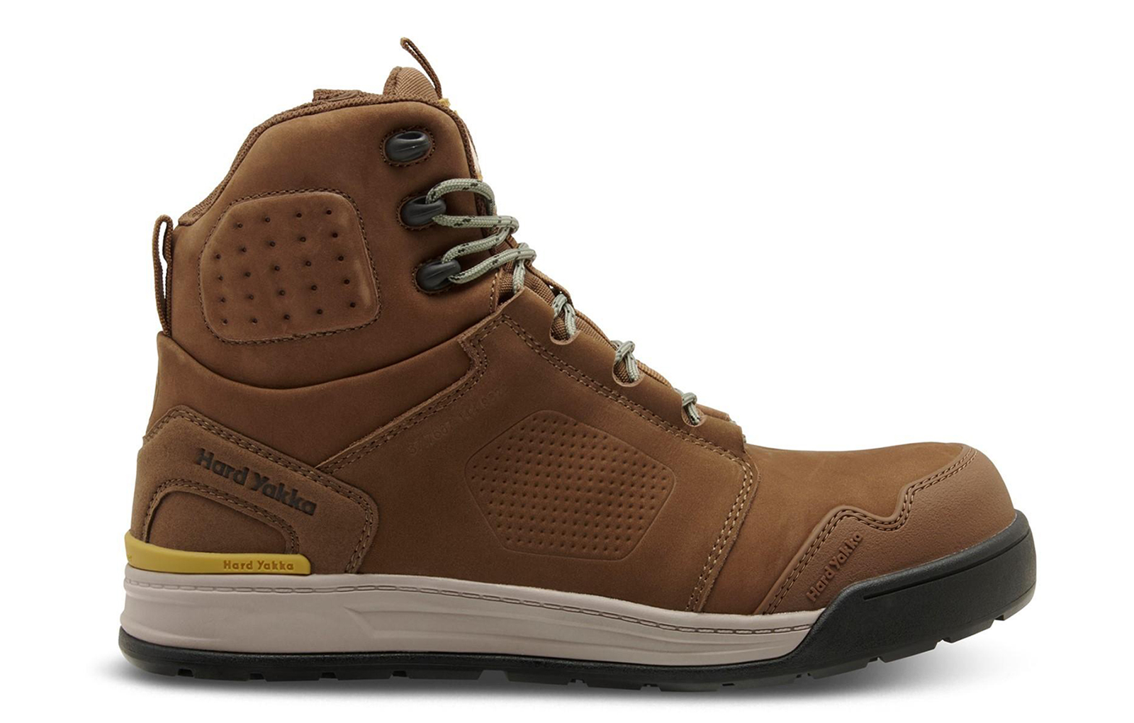 Hard Yakka 3056 S7S 6 Men's Safety Boots | Safety Boots  | Tobacco  | UK Size 10.5