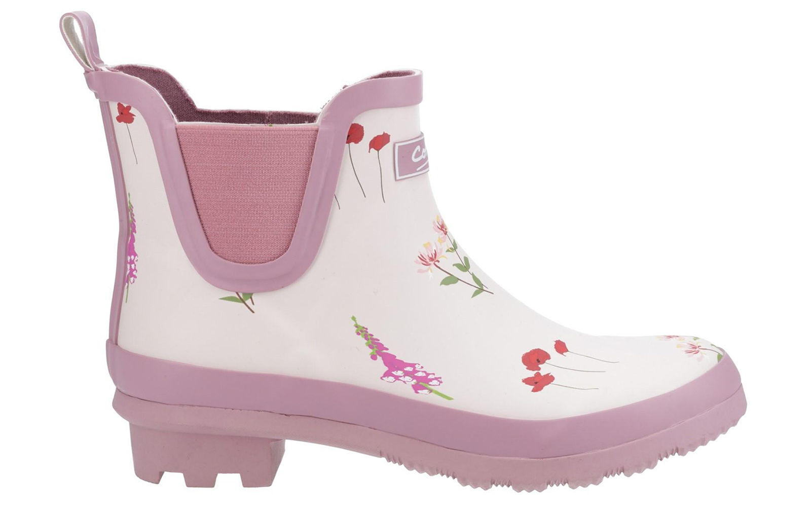 Cotswold Wildflower Womens Ankle Wellington Boots | Wellingtons  | Pink  | UK Size 7