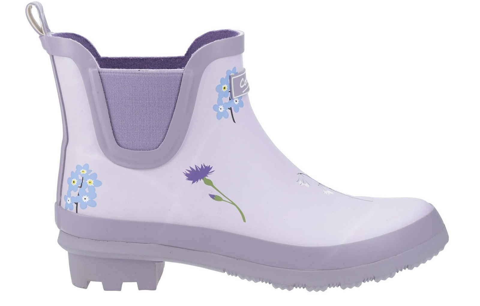 Cotswold Wildflower Womens Ankle Wellington Boots | Wellingtons  | Lilac  | UK Size 8