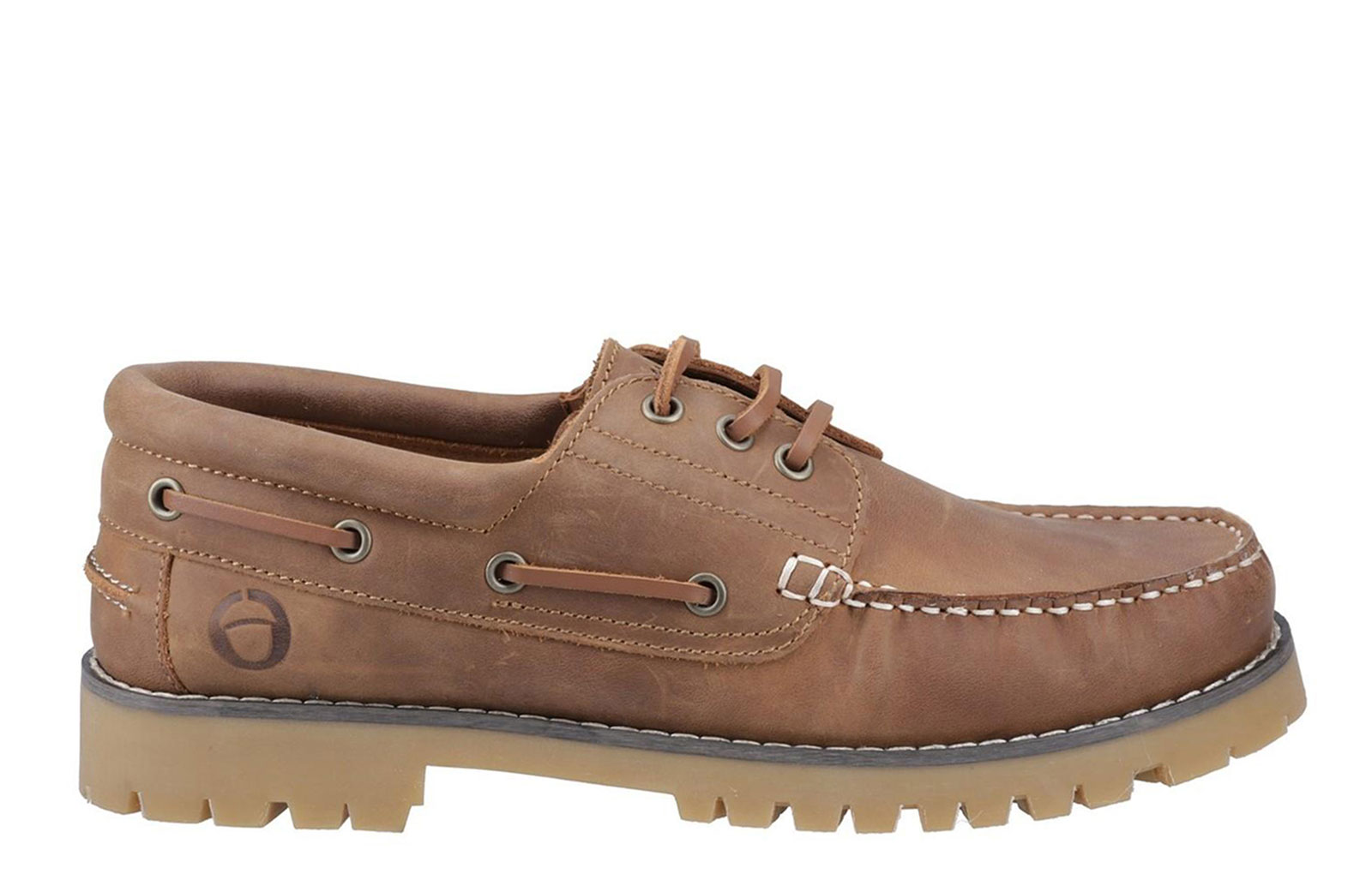 Cotswold Inglecote Men's Leather Shoes Men's | Boat Shoes  | Camel  | UK Size 11
