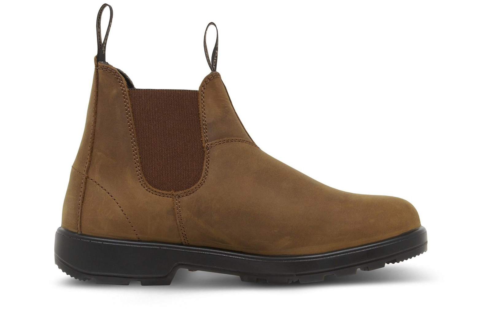 Hard Yakka Brunswick Nubuck Boots Men's | Slip On Shoes  | Saddle Brown Nubuck  | UK Size 10.5