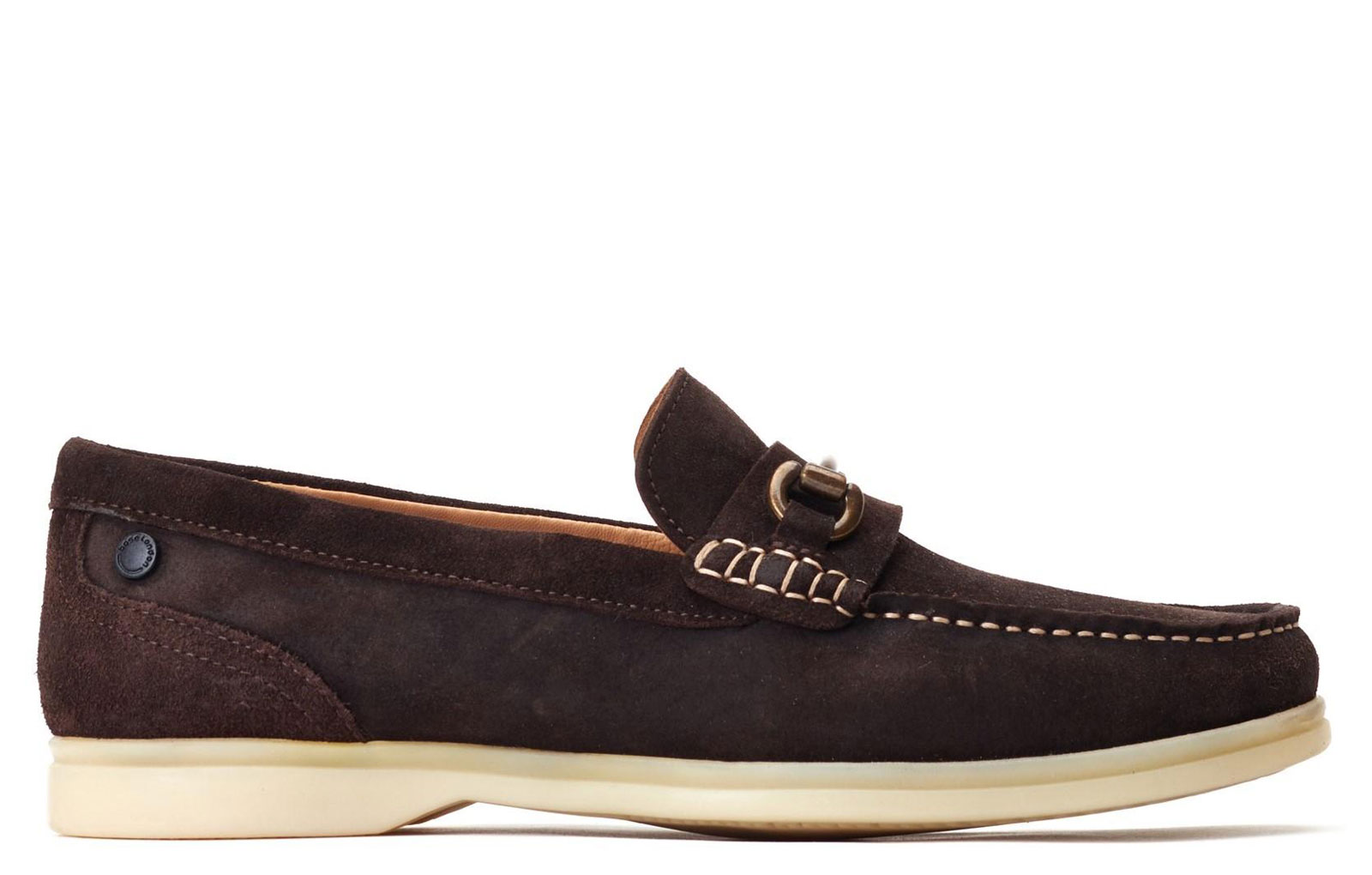 Base London Snapper Men's Leather Loafer Shoes Men's | Slip On Shoes  | Burnt Brown  | UK Size 9