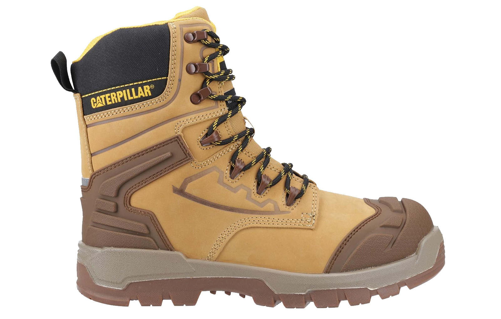 Caterpillar Striver XL 8 Men's Safety Boots | Safety Boots  | Black/Honey/Yellow  | UK Size 13