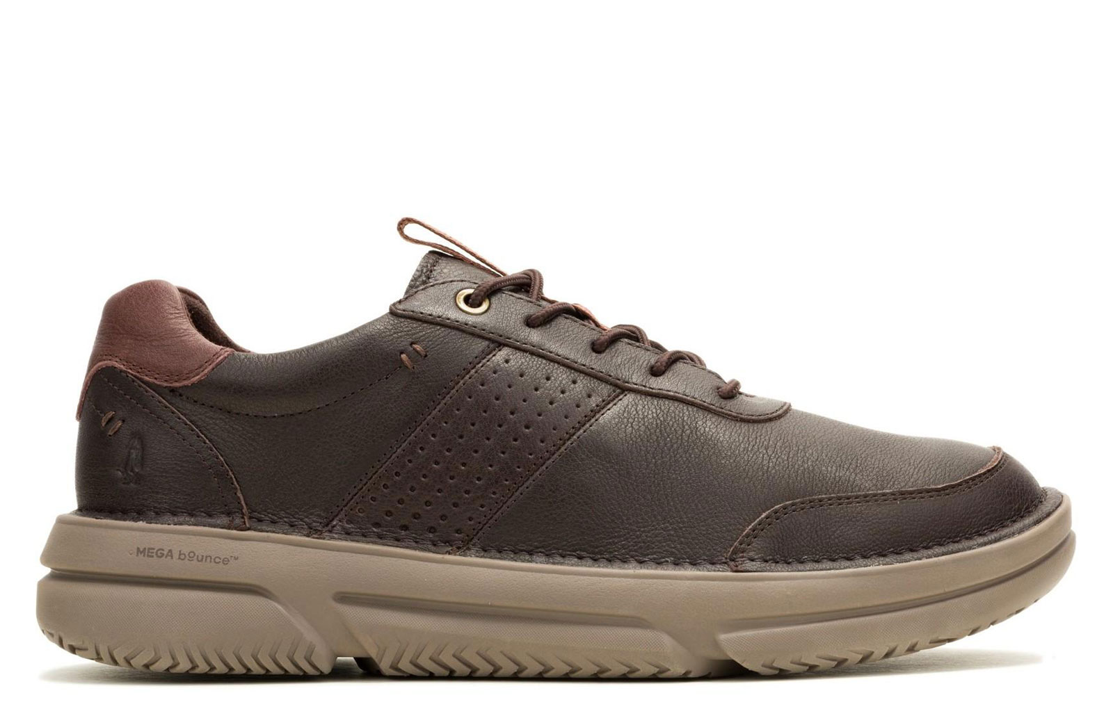 Hush Puppies Baylor Men's Leather Trainers  Size: 10 Colour : Brown