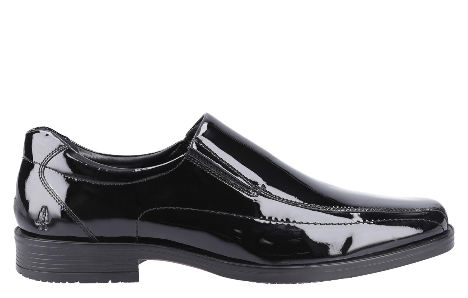 Hush Puppies Brody Patent Men's Shoes Men's | Slip On Shoes  | Black  | UK Size 8
