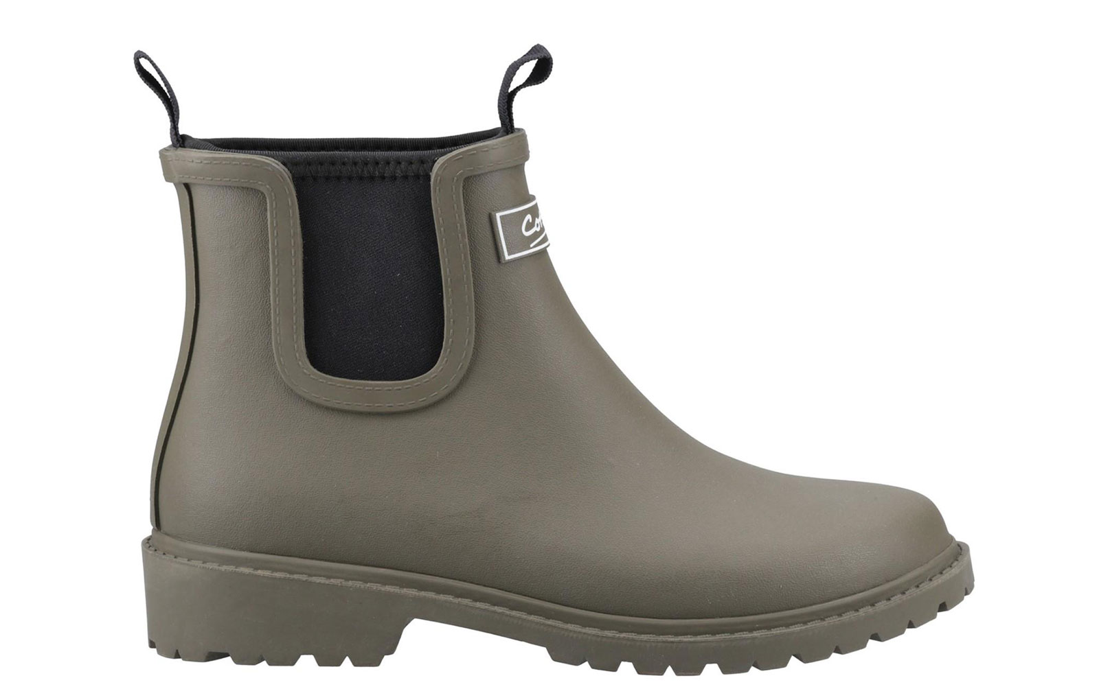 Cotswold Barton Womens Wellington Boots | Slip On Shoes  | Khaki  | UK Size 5