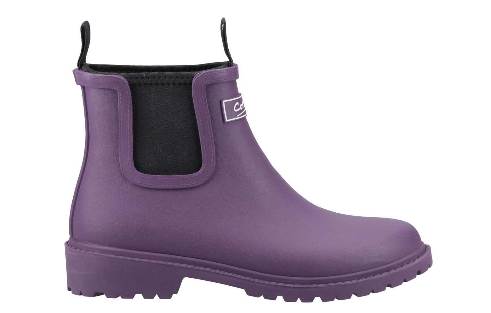Cotswold Barton Womens Wellington Boots | Slip On Shoes  | Purple  | UK Size 6