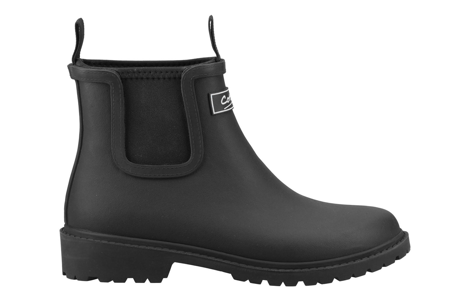 Cotswold Barton Womens Wellington Boots | Slip On Shoes  | Black  | UK Size 3