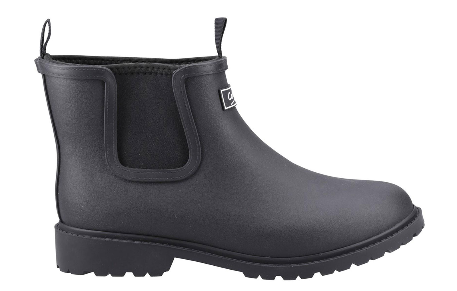Cotswold Barton Men's Wellington Boots | Slip On Shoes  | Black  | UK Size 8