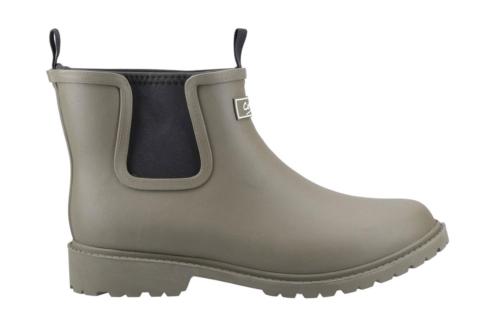 Cotswold Barton Men's Wellington Boots | Slip On Shoes  | Khaki  | UK Size 11