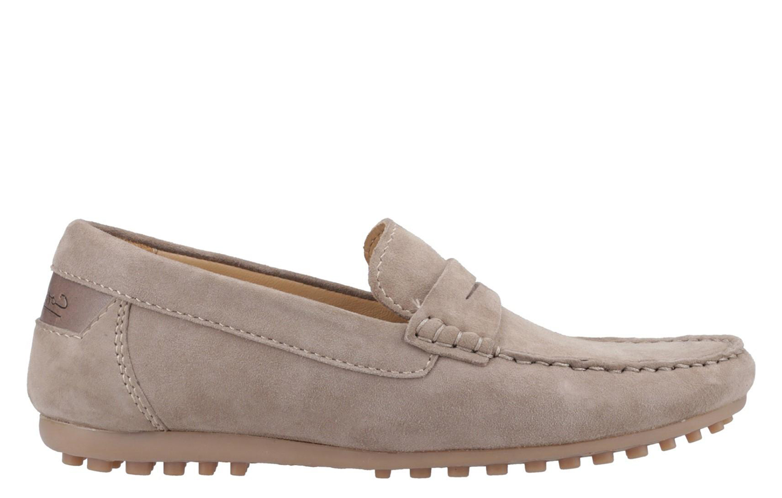 Cotswold Combe Womens Leather Shoes | Slip On Shoes  | Taupe  | UK Size 6