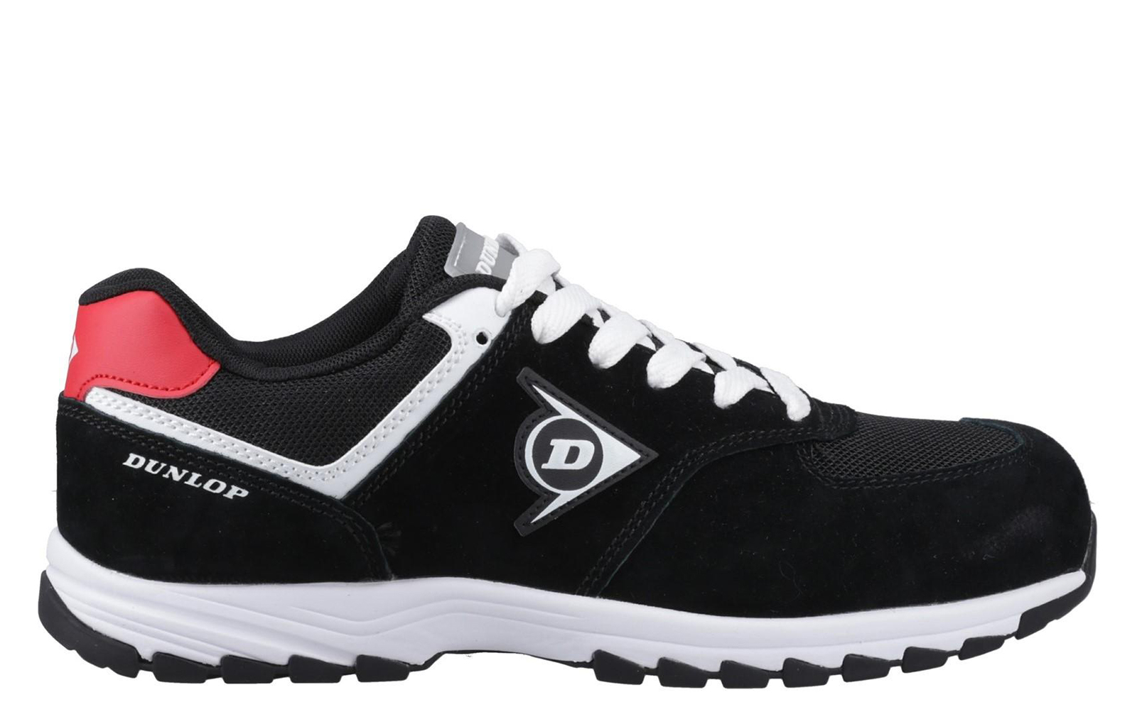 Dunlop Arrow Men's Safety | Safety Footwear  | Black / Red / White  | UK Size 8