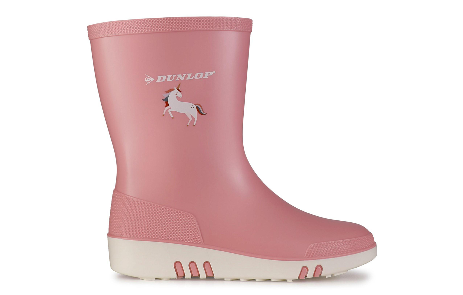 Dunlop Unicorn Kids Mini Wellington Boots | Wellingtons  | Light Pink / White  | UK Size 11.5