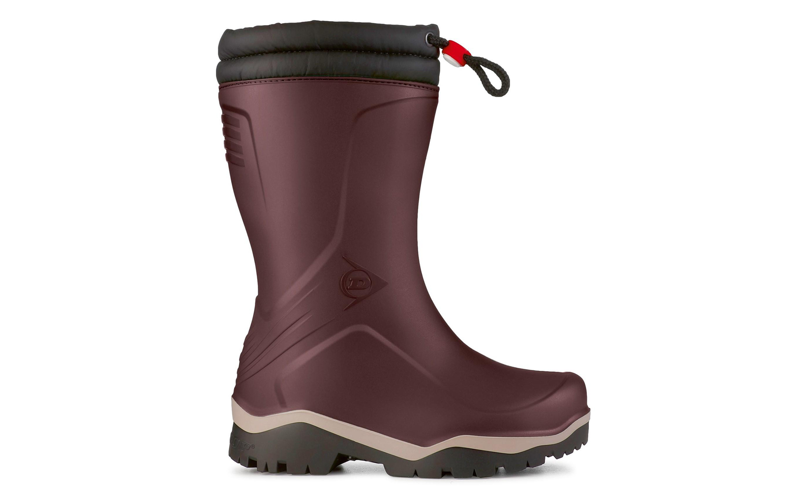 Dunlop Blizzard Kids Wellingtons | Wellingtons  | Burgundy/Grey/Black  | UK Size 9