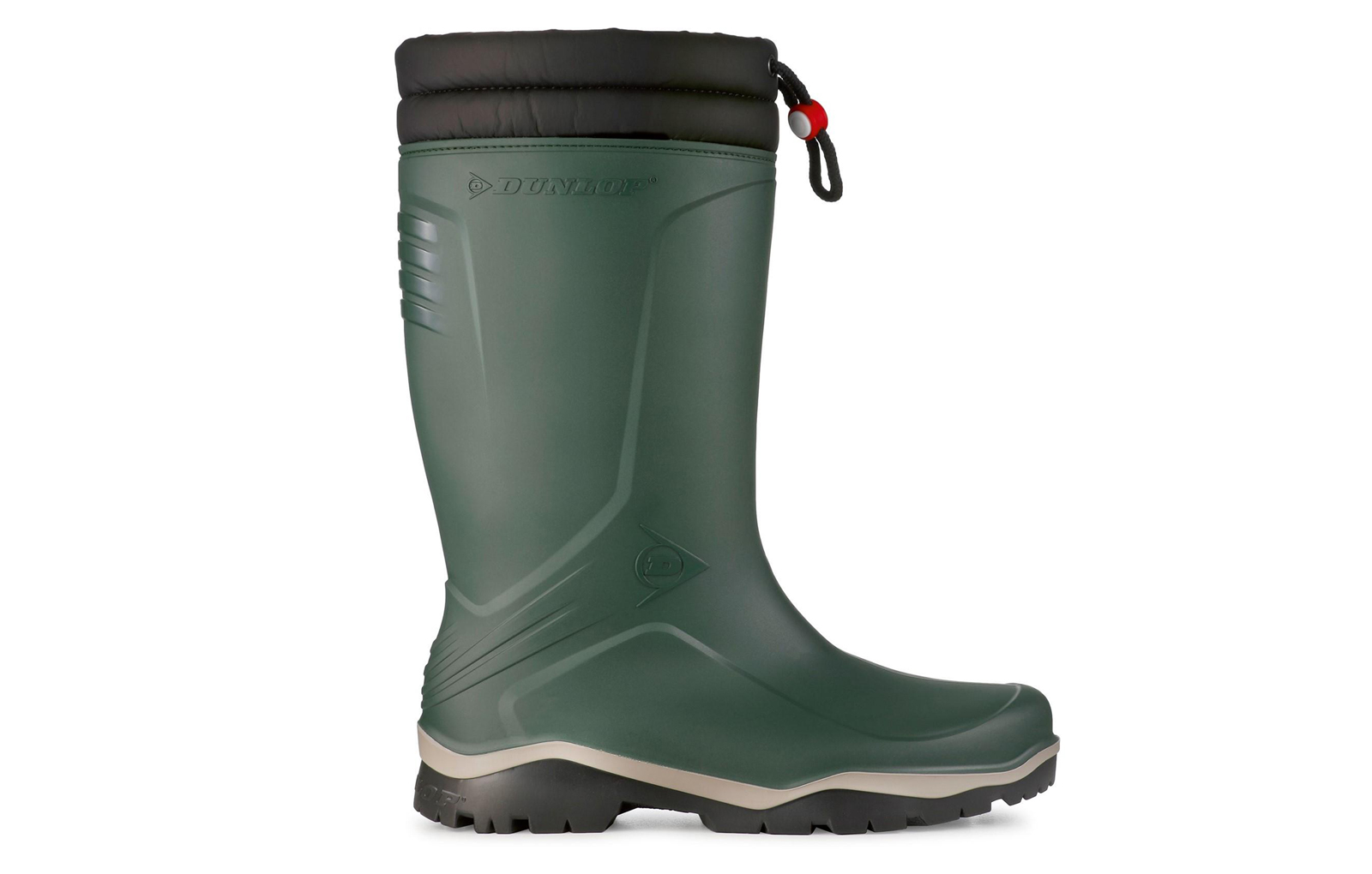 Dunlop Blizzard Fur-Lined Wellington Boots | Wellingtons  | Heritage Green / Black  | UK Size 13
