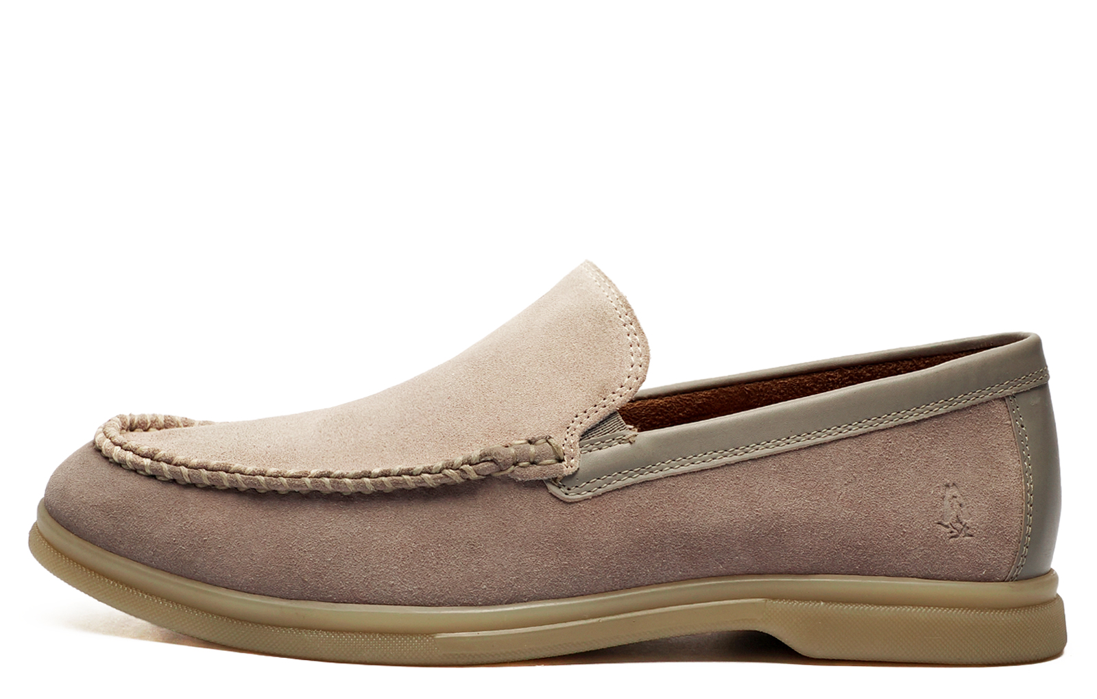 Hush Puppies Leon Men's Suede Shoes Men's | Slip On Shoes  | Grey  | UK Size 10