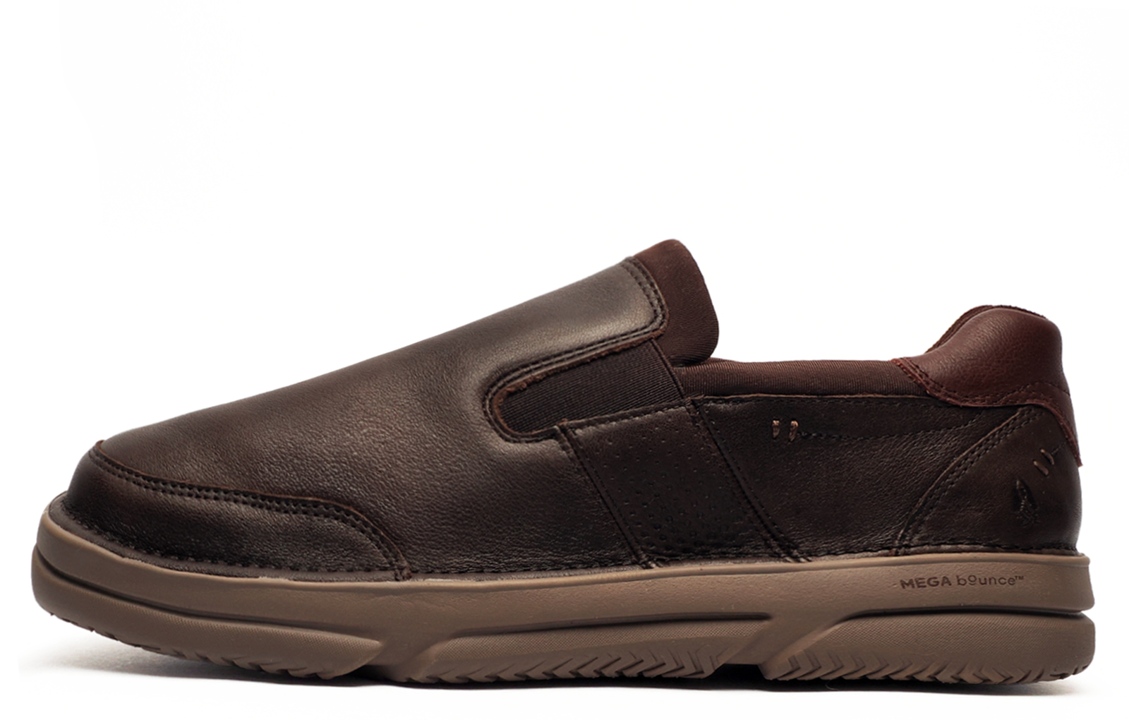 Hush Puppies Baylor Slip On Men's Leather Shoes Men's | Slip On Shoes  | Brown  | UK Size 10