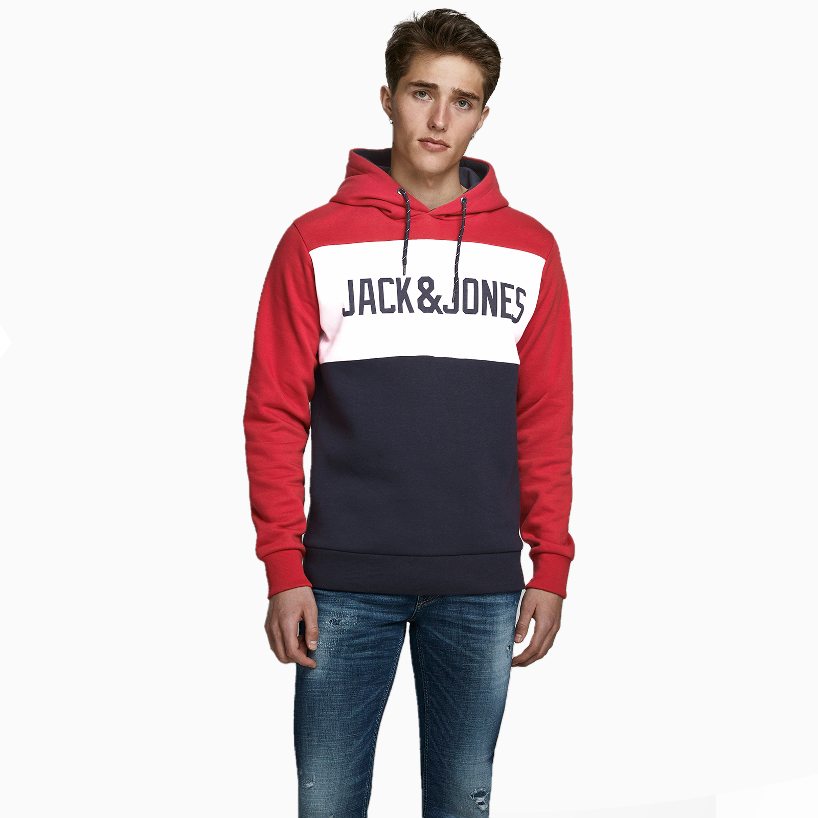 Jack & Jones Essentials Logo Hoodie Mens - JJ327494