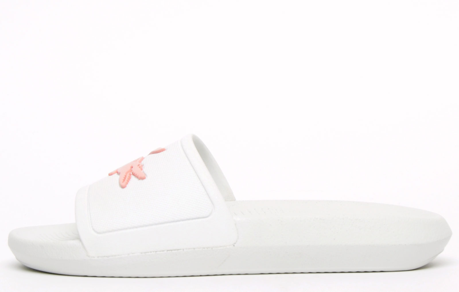 girls lacoste sliders