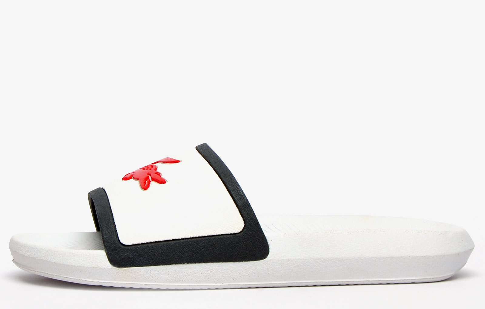 men's lacoste croco 119 slide sandals