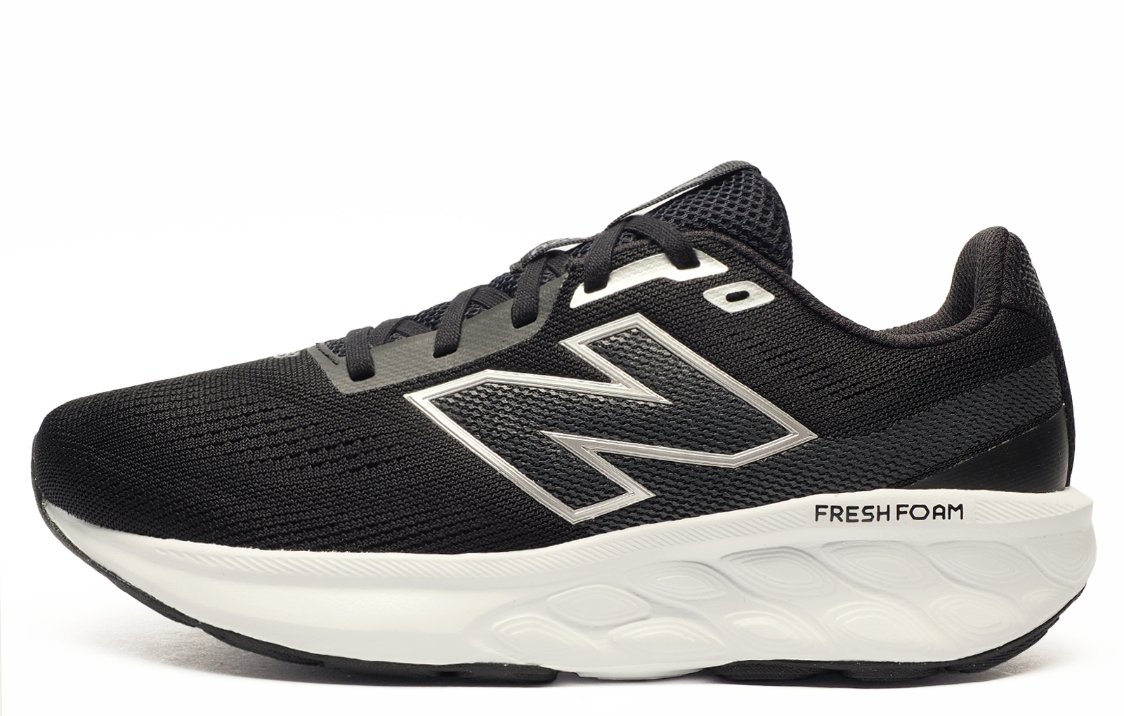 New Balance Fresh Foam 520V9 Men's Wide Fit Running Shoes Men's | Running Trainers  | Black / White / Silver  | UK Size 12.5