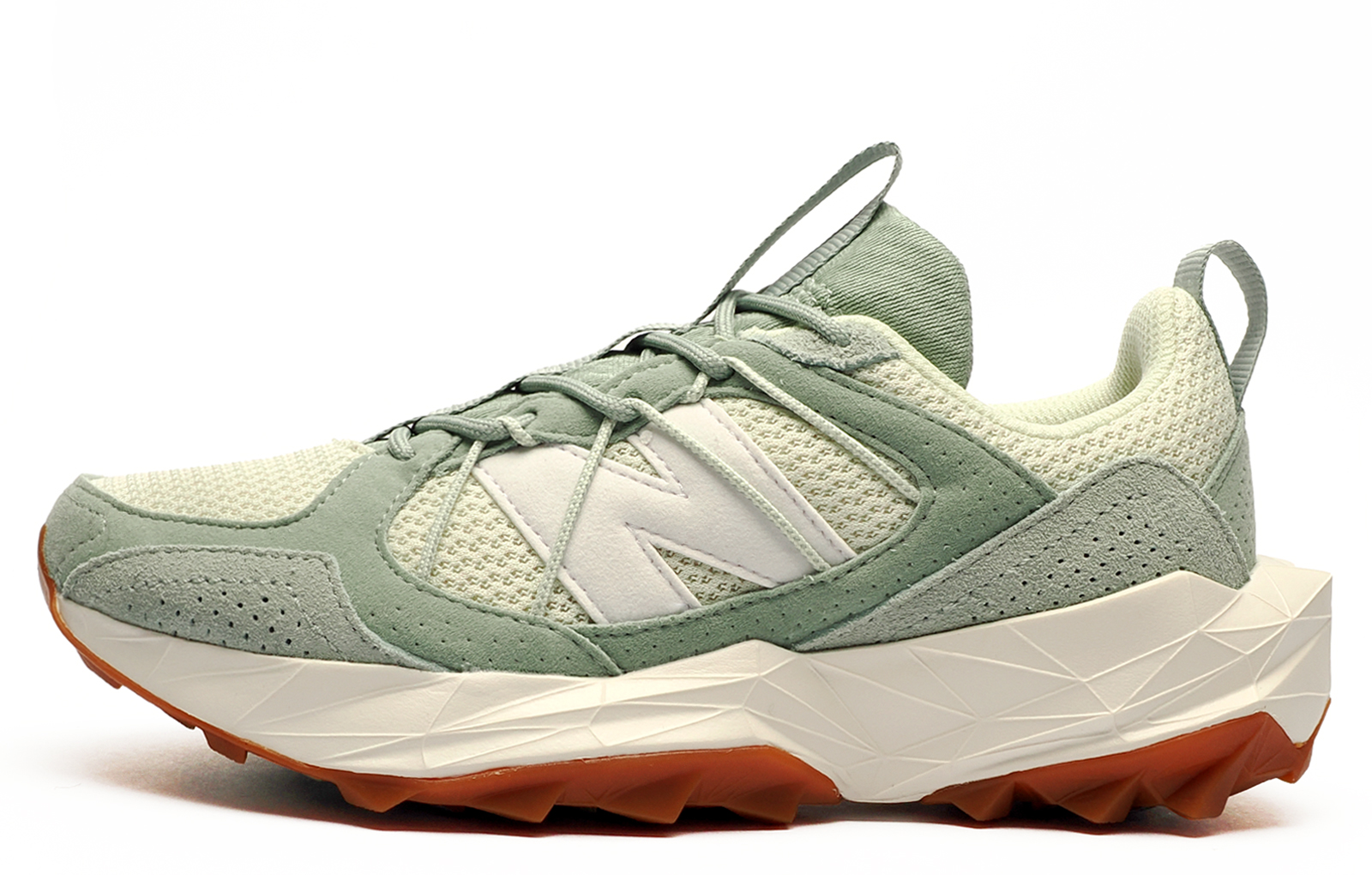 New Balance Tektrel Womens Trail Running Shoes (Wide Fit) | Running Trainers  | Mosaic Green / Mineral  | UK Size 5