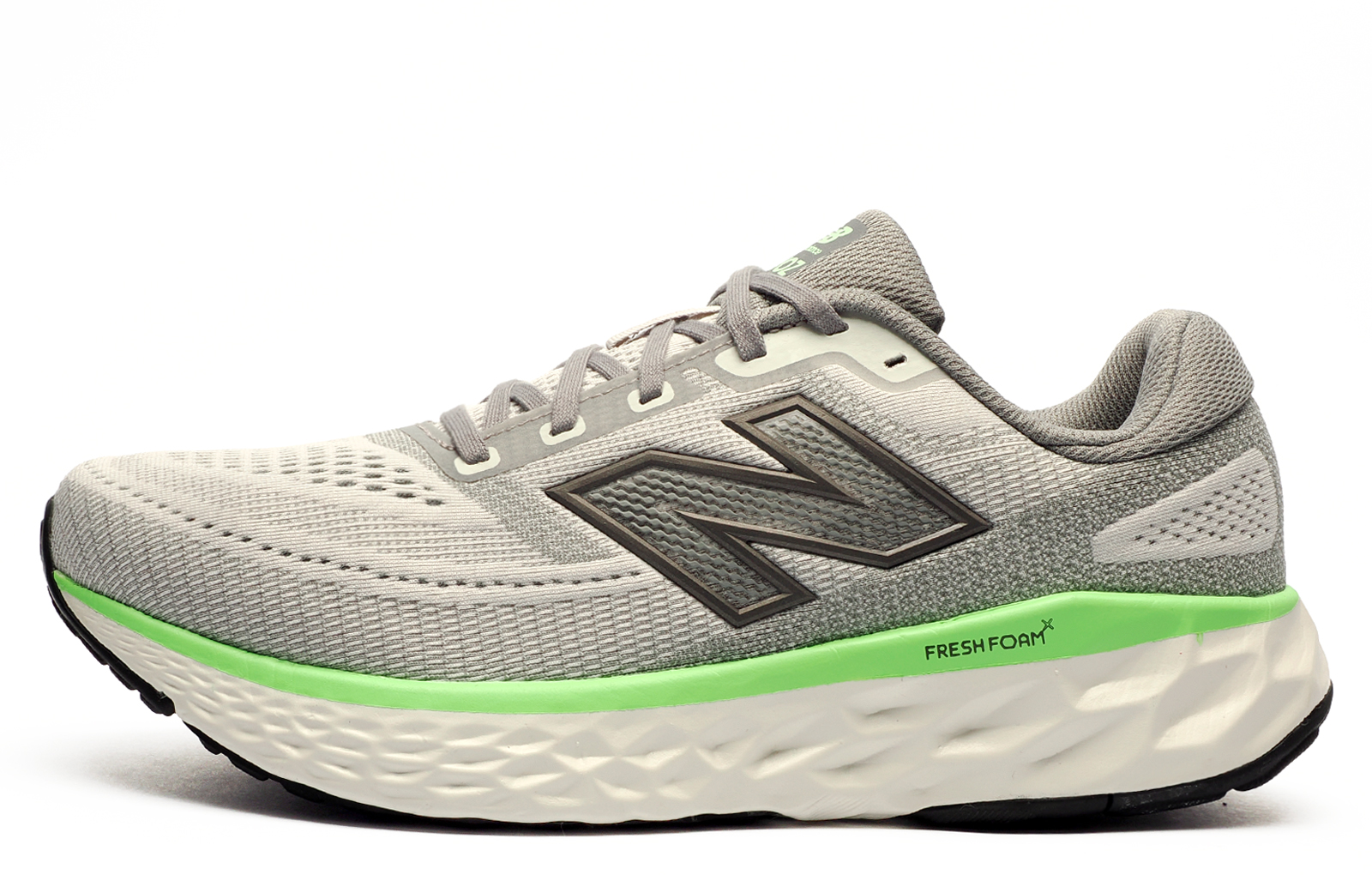 New Balance Fresh Foam X Evoz V4 Men's Running Shoes Men's | Running Trainers  | Grey Matter / Slate Grey / Lime  | UK Size 9.5