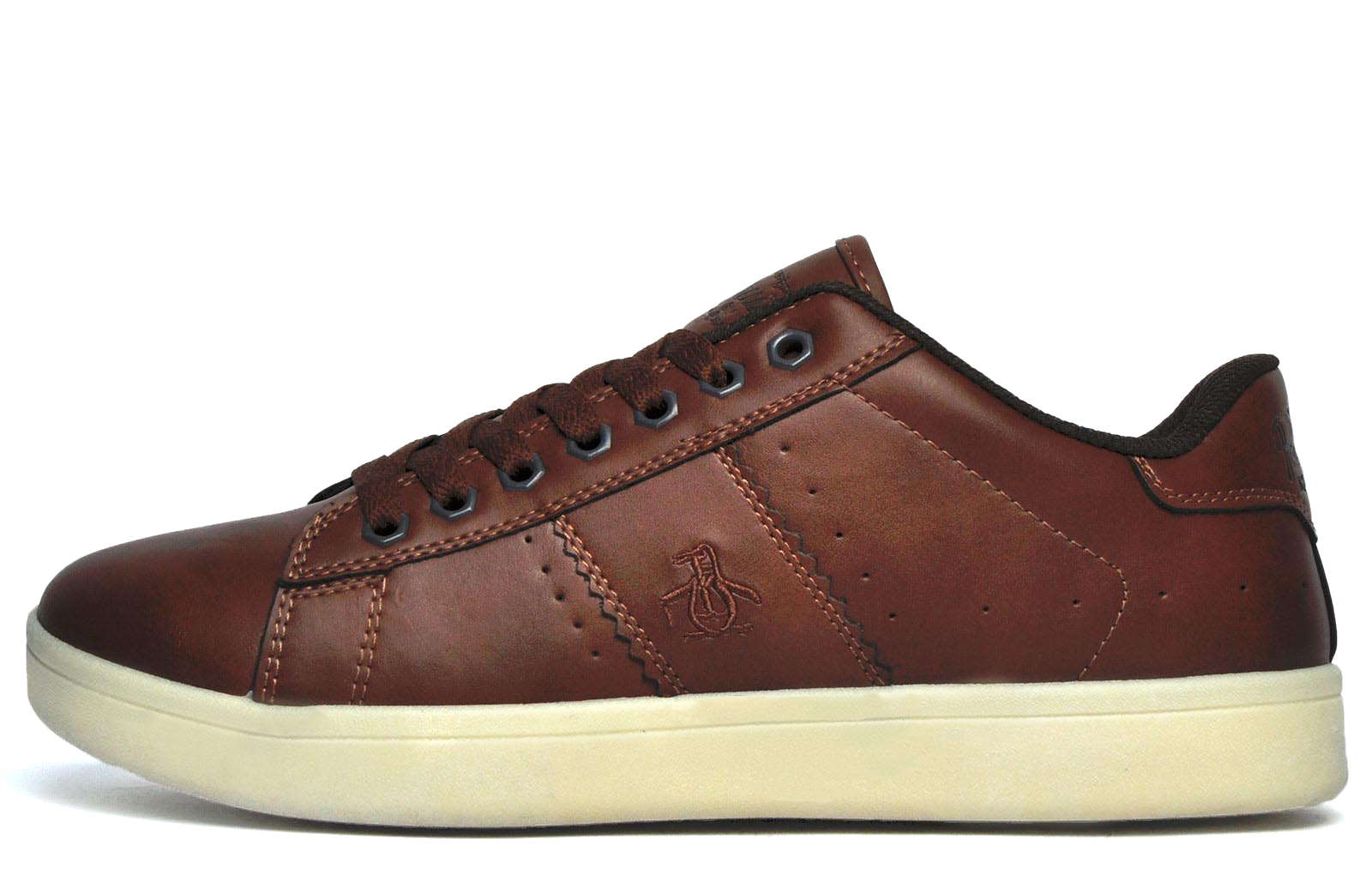 Original Penguin Steadman Signature Memory Foam Men's Trainers  Size: 12 Colour : Tan / Brown