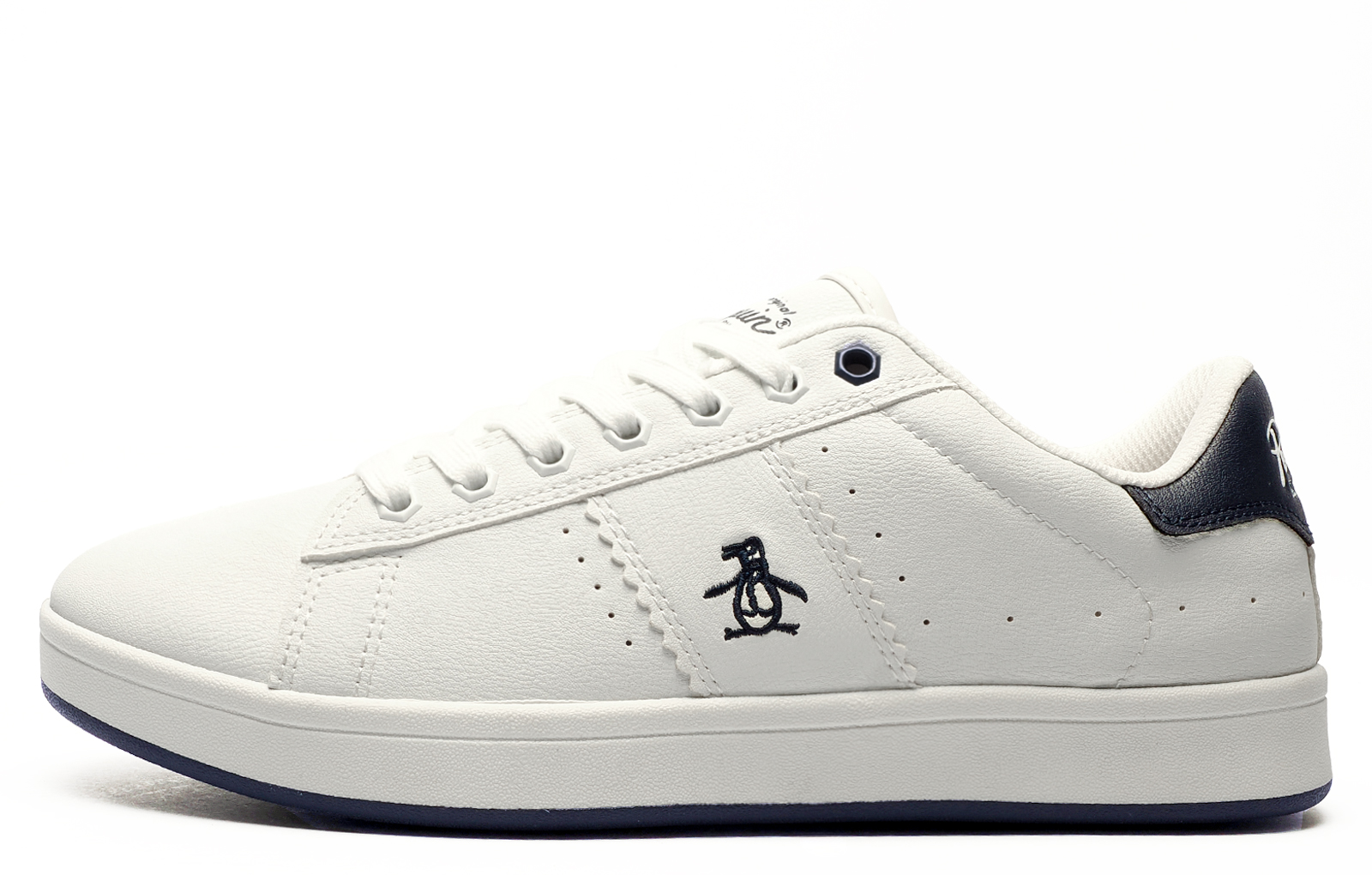 Original Penguin Steadman Signature Men's Trainers  Size: 8 Colour : White / Navy