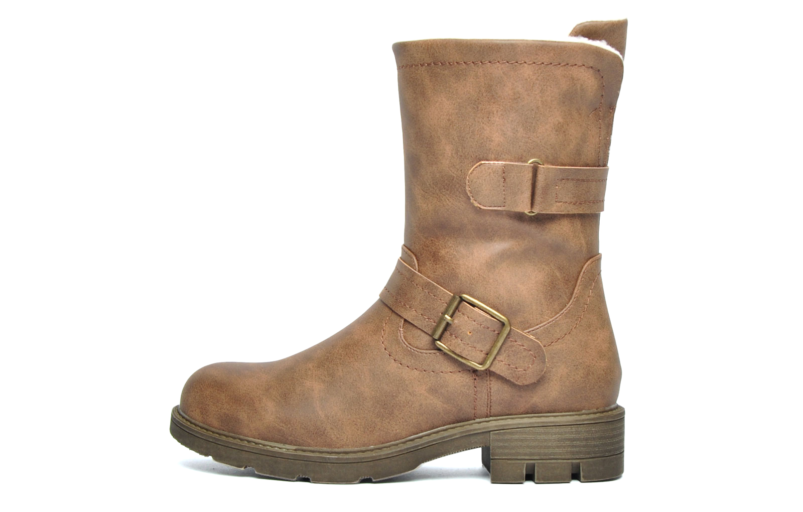 Divaz Luxe Whitney Vegan Womens Boots | Boots  | Brown  | UK Size 3