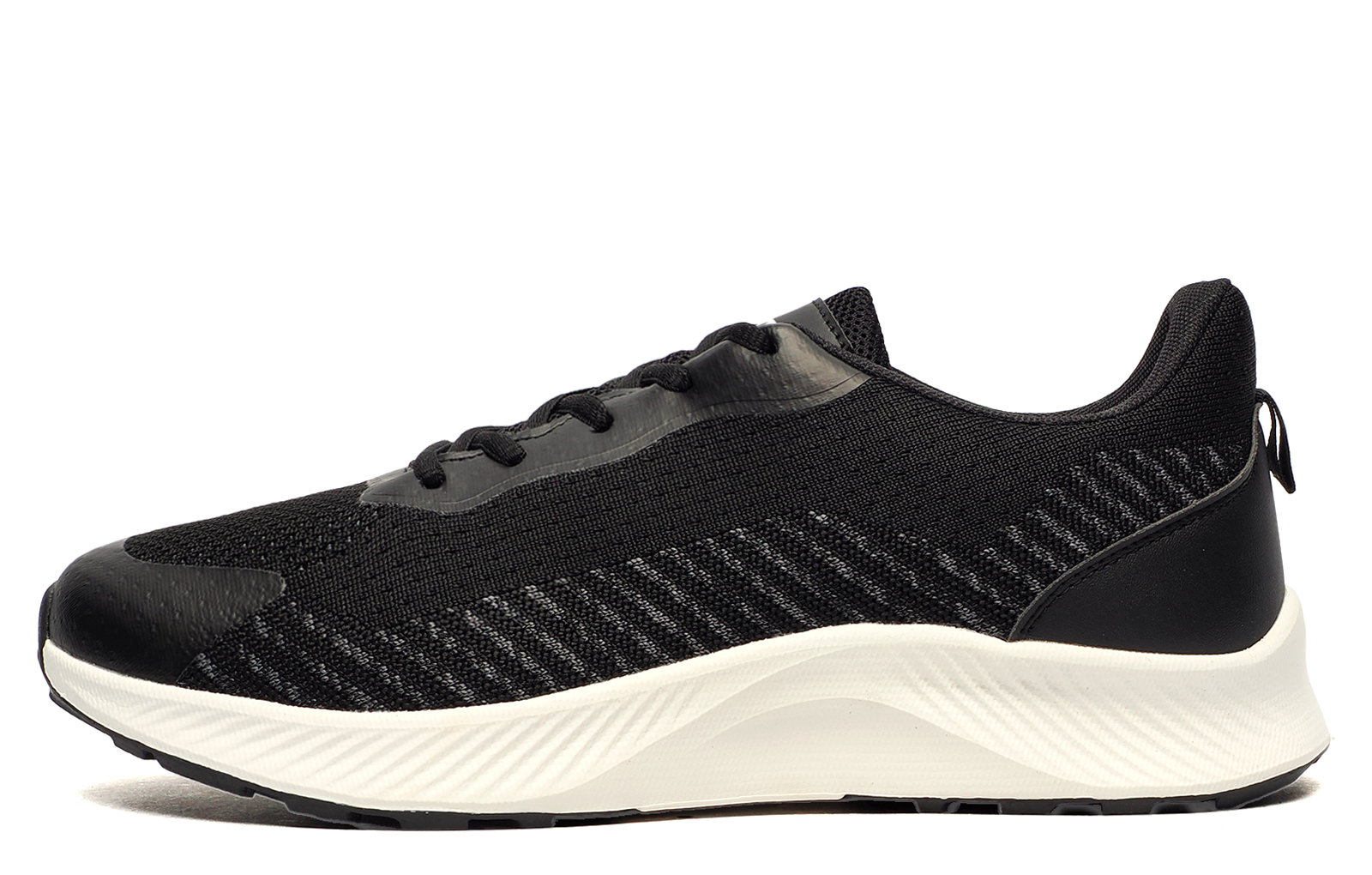Panther Pace Men's Active Trainers  Size: 8 Colour : Black / White / Charcoal