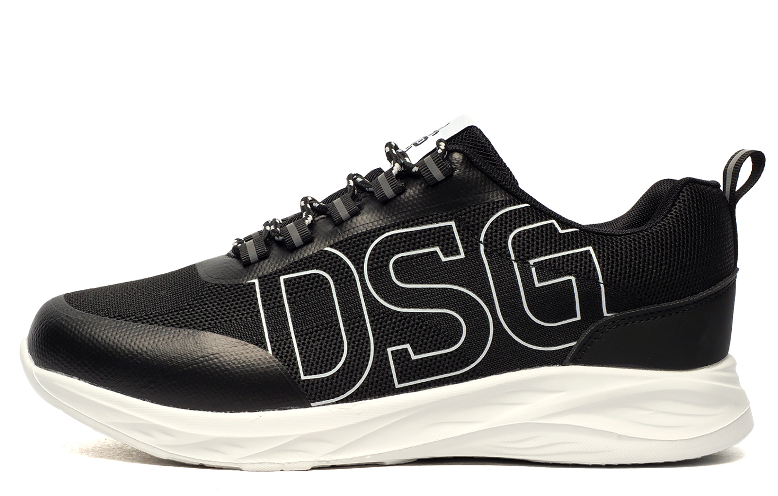 Duffer St. George Amis Men's Trainers  Size: 9 Colour : Black / White