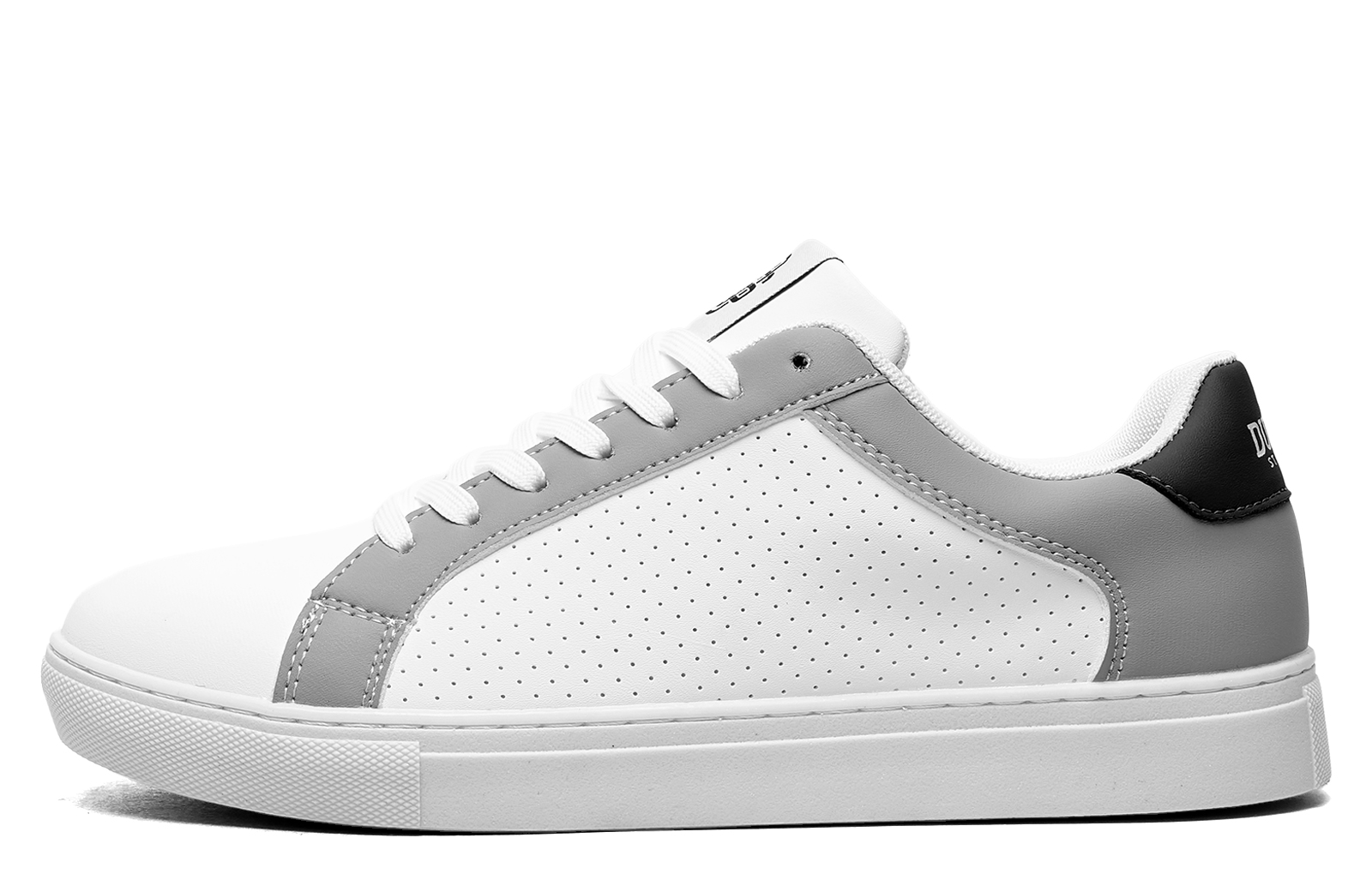 Duffer St. George Laski Men's Trainers  Size: 8 Colour : White / Grey / Black