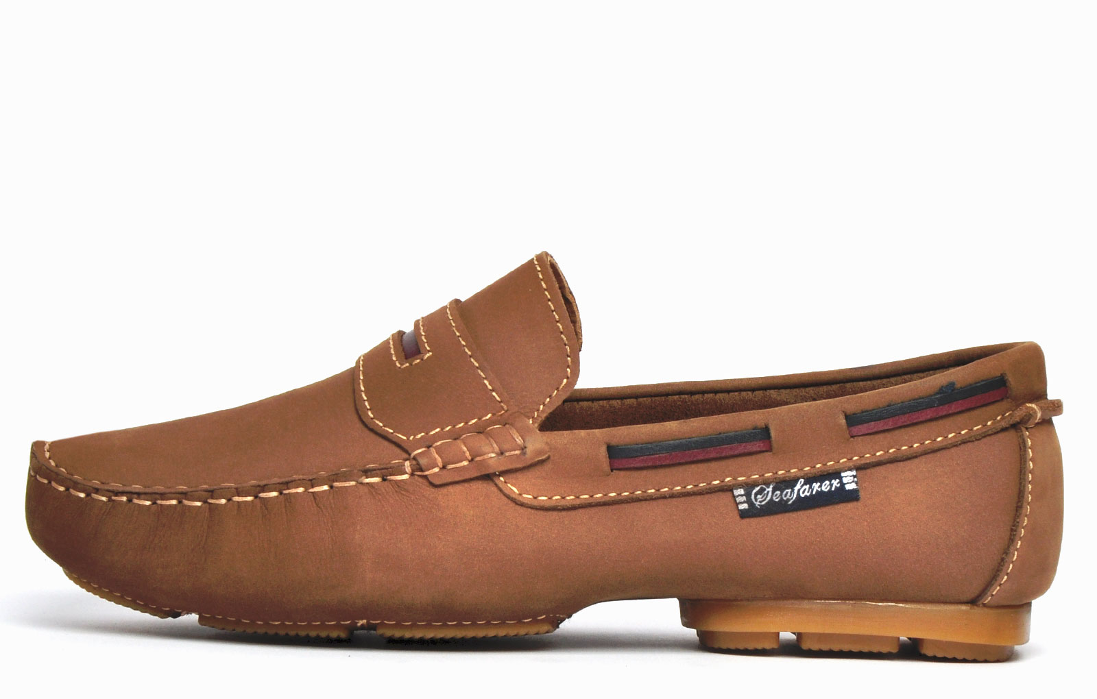 Seafarer Yachtsman Slip-On Leather Mens - SF330381