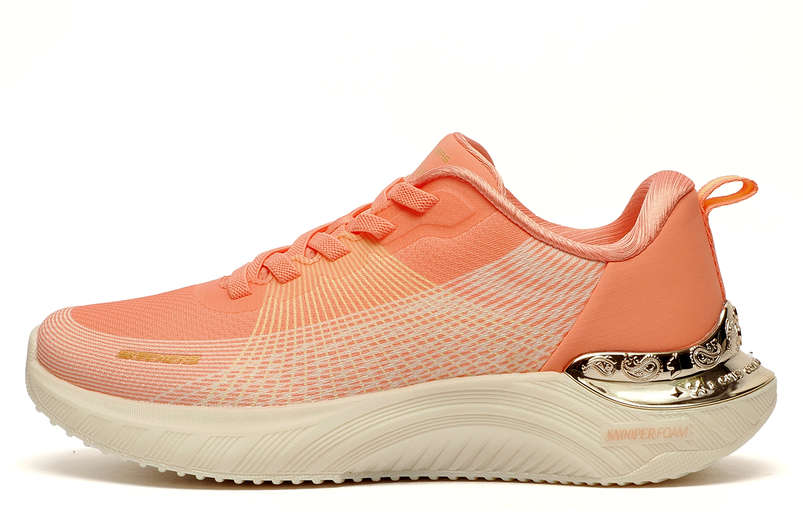 Skechers Cyber Ace X Snoop Dogg Collab Womens Trainers  Size: 5.5 Colour : Soft Orange